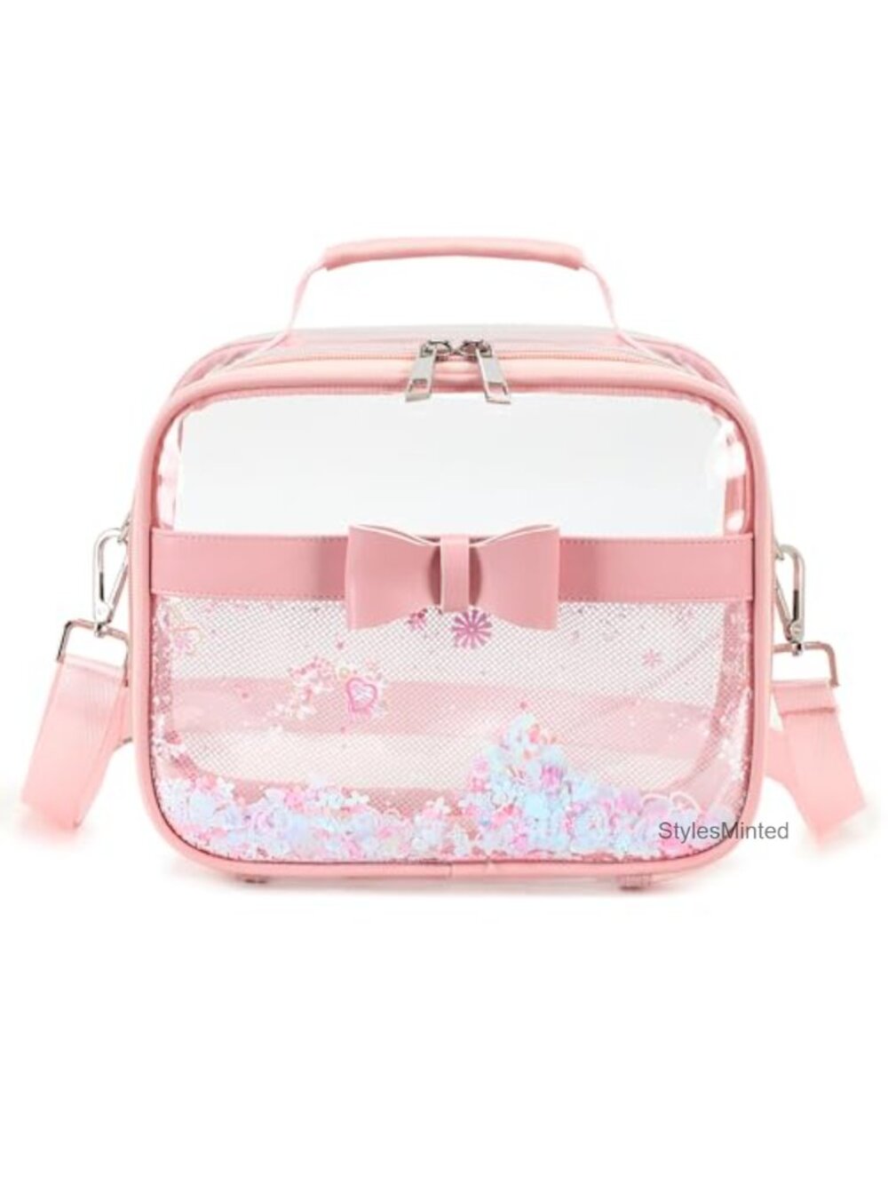 Clear Stadium Approved Crossbody Bag PVC Transparent Tote Purse